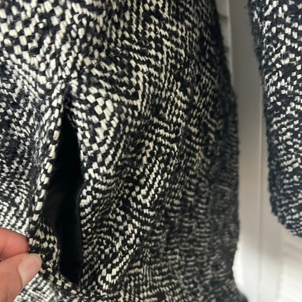 New York & Company Wool-blend Coat with hood - Picture 3 of 12